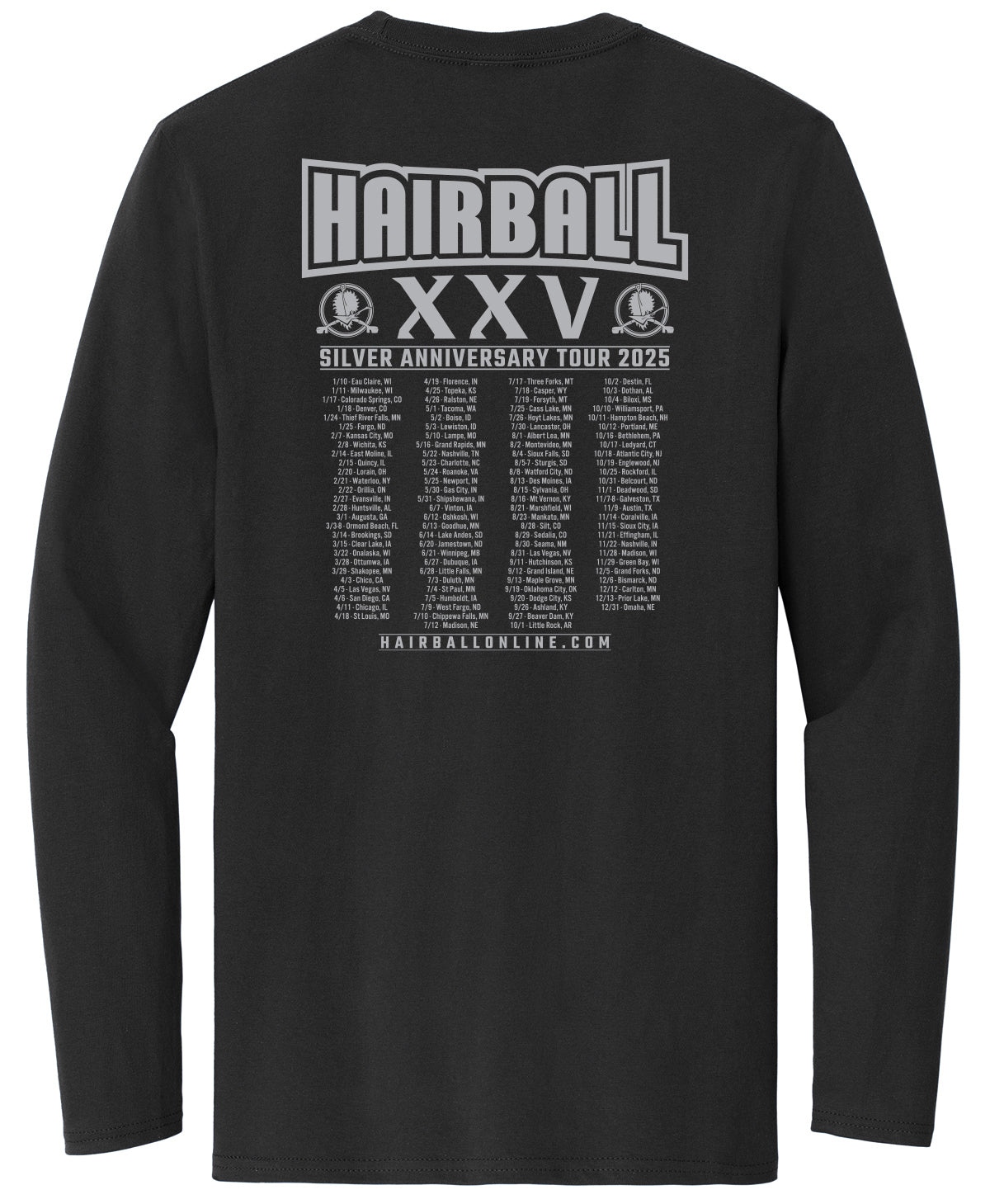 LAST CHANCE 25th ANNIVERSARY LONG SLEEVE TEE