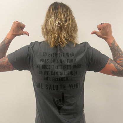 Hairball Military Tee