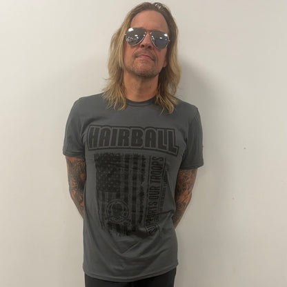 Hairball Military Tee