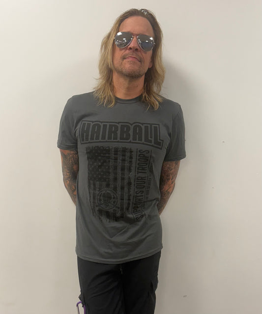 Hairball Military Tee