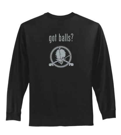 Hairball "Got Balls?" Long Sleeve Tee