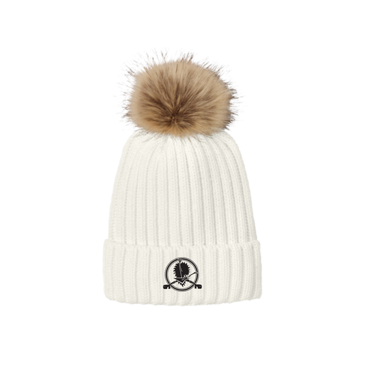 Ladies' Faux Fur Pom Beanie